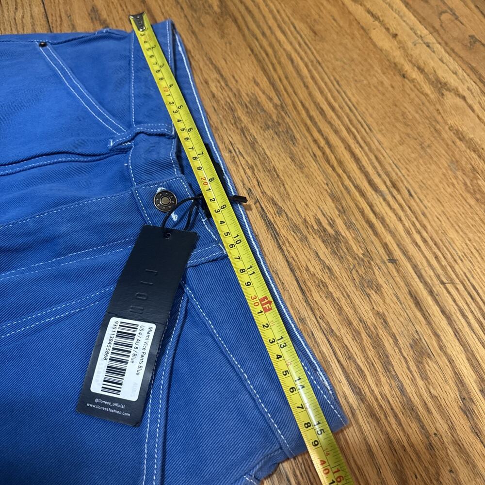Lioness Womens Blue Miami Vice Denim Cargo Baggy Pants Size S NWT Y2K Workwear - Picture 5 of 8